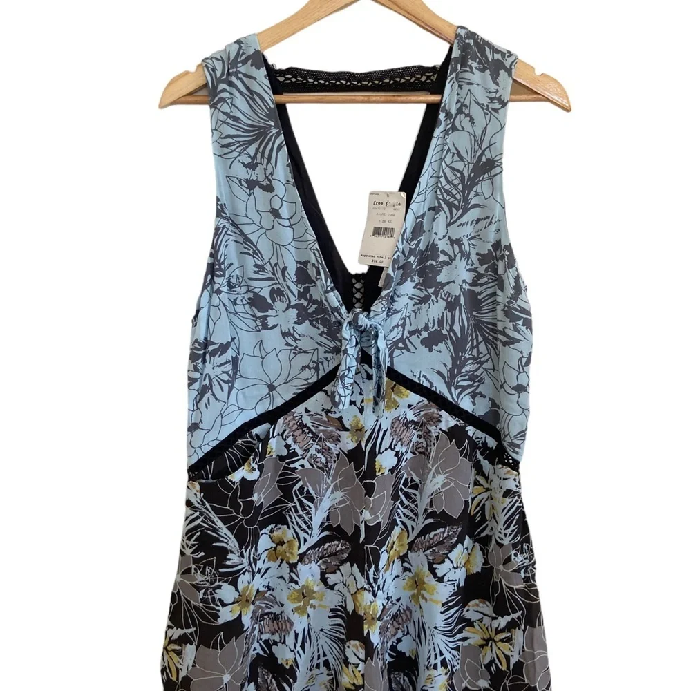 Free People Rayon Voile Santiago Printed Romper